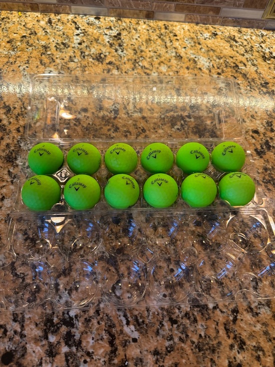 Callaway Other - Callaway Bright Green Golf Balls - Dozen